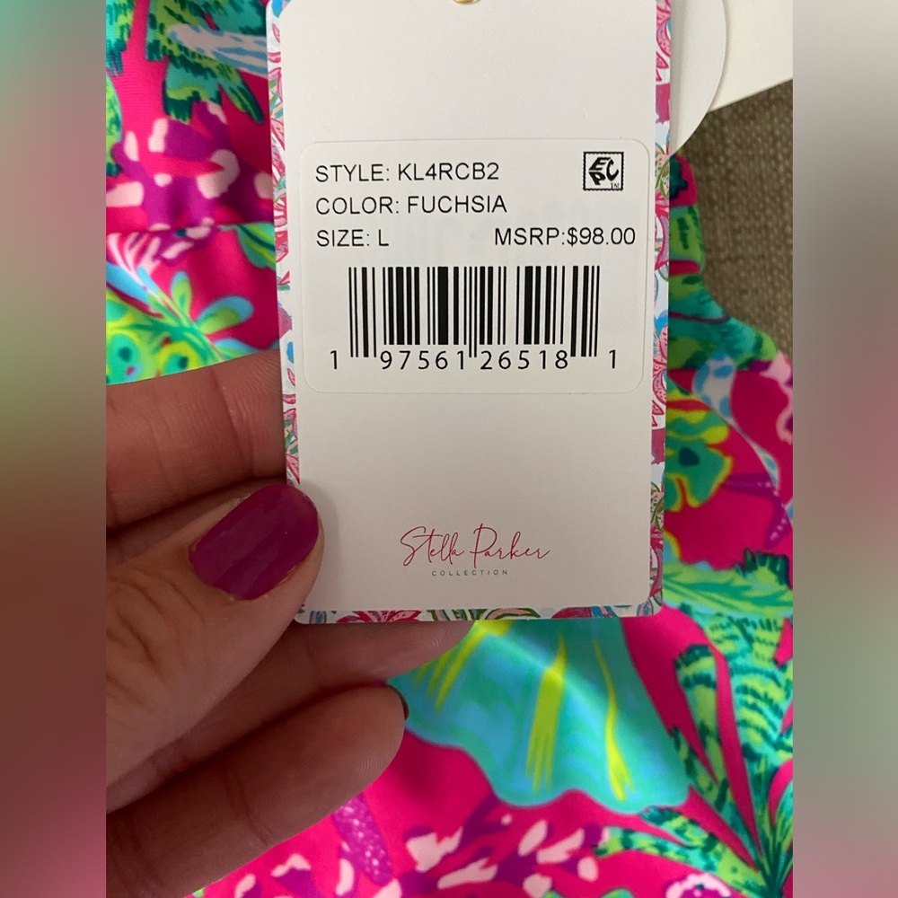 Stella Parker halter bra top bikini skirt set swim suit nwt Lilly Pulitzer - Picture 5 of 5